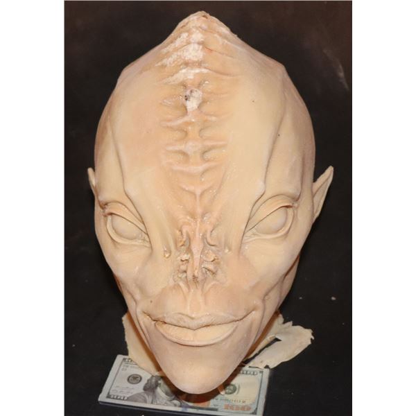 CRESTED ALIEN FULL HEAD LATEX MASK