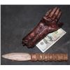 Image 1 : APOCALYPTO MAYAN DAGGER AND BLOODY SEVERED HAND SCREEN USED LOT 3