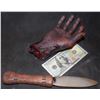 Image 1 : APOCALYPTO MAYAN DAGGER AND BLOODY SEVERED HAND SCREEN USED LOT 5