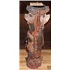 Image 2 : APOCALYPTO MAYAN PYRAMID TEMPLE TOP BLOODY TERRACOTTA TOTEM DOUBLE STACK SCREEN USED