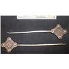 Image 1 : ZZ HAMLET 1990 RENAISSANCE MATCHED PAIR OF METAL FIBULA PINS 5