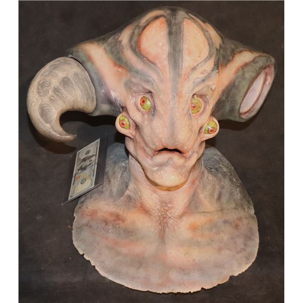 THE ORVILLE 4 EYED HORNED ALIEN HEAD MASK SCREEN MATCHED