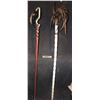 Image 2 : APOCALYPTO MAYAN WALKING STICKS SCREEN USED LOT OF 2