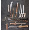 Image 1 : KNIVES DAGGERS SWORDS METAL RESIN RUBBER LOT OF 12