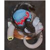 Image 2 : SPACE JAM NEW LEGACY WIZARD OF OZ FLYING MONKEY MASK AND TAIL SCREEN MATCHED