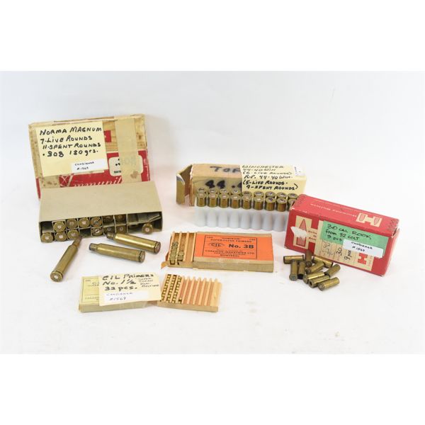 Assorted Ammunition Brass & Primers