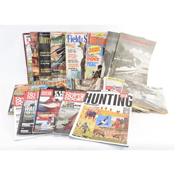 Box Lot Old Hunting Magazines