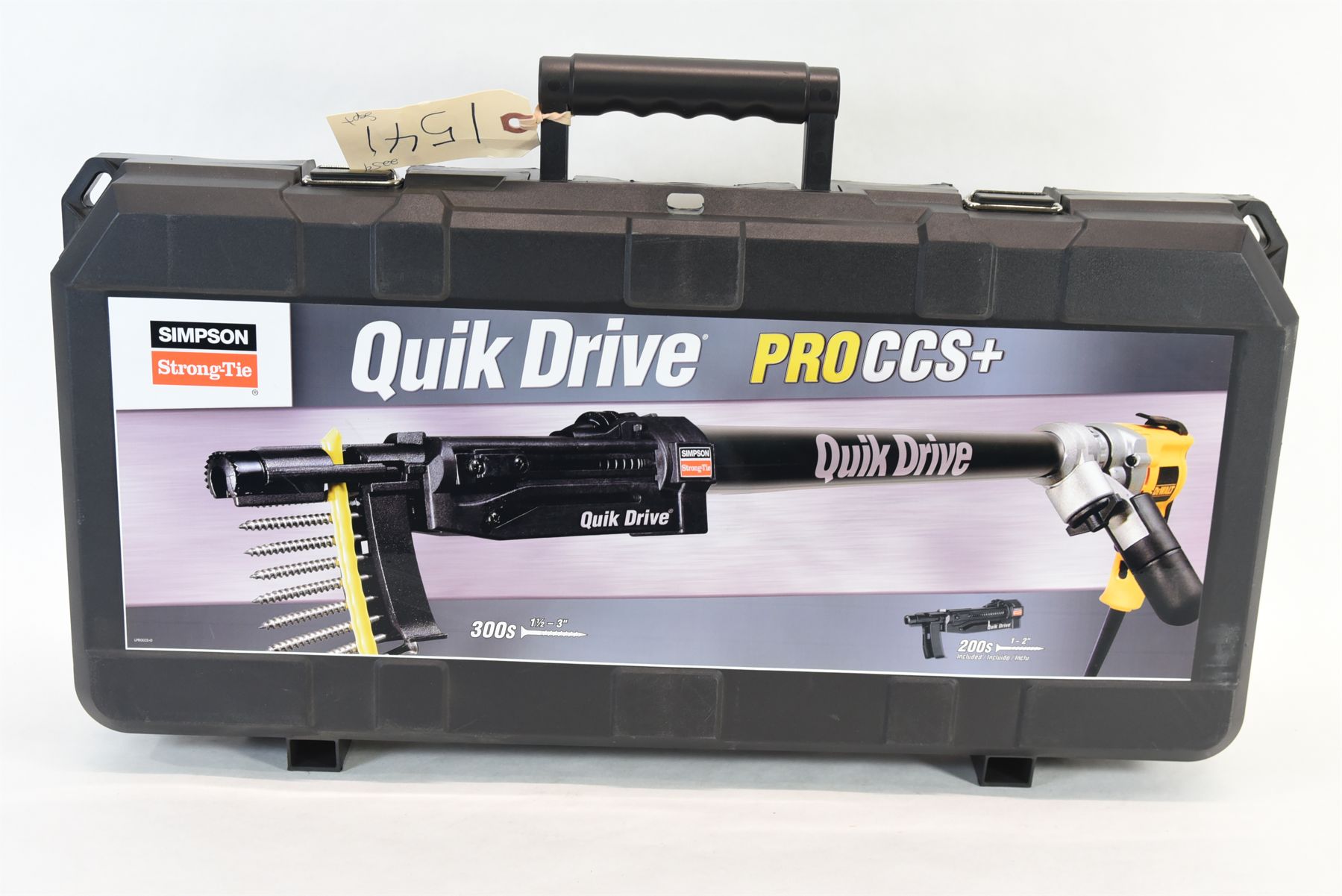 Simpson Quick Drive Rib Guide New Simpson Strong-Tie Quick Drive Pro CCS+ Collated Screw Gun