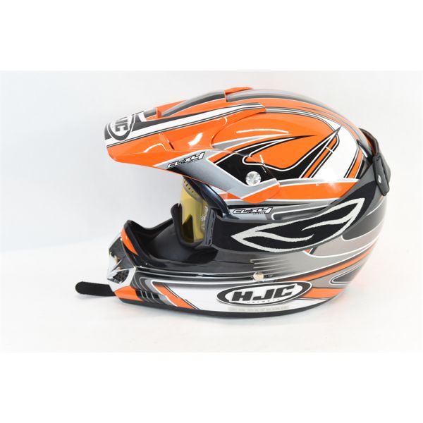 hjc cl x4 helmet HJC Helmets CL-x4 Helmet w/ Smith Optics Goggles & HJC Helmet Cover