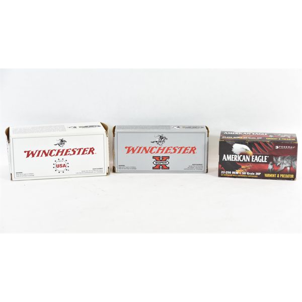 Box Lot 22-250 Ammunition