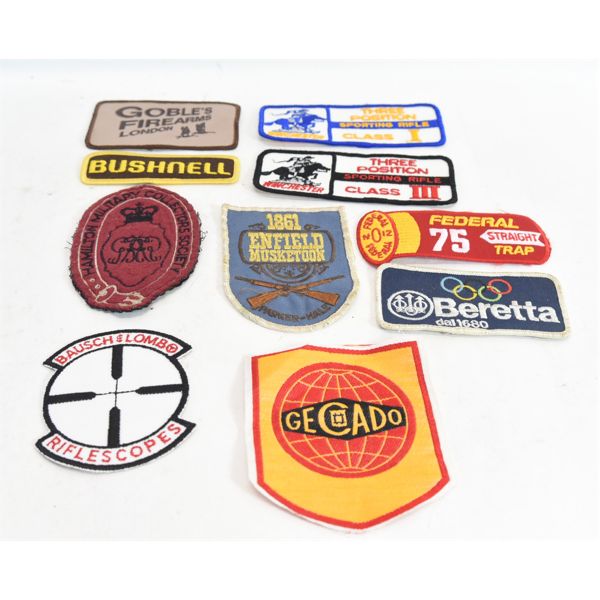 10 1970 s Embroidered Gun Crests 10 1970 s Embroidered Gun Crests