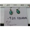 Image 2 : 925 Silver and Turquoise Earrings + Magazine