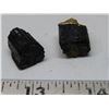 Image 3 : Black Tourmaline from Brazil – 1 Pendant, 2 Stones + 2 Magazines