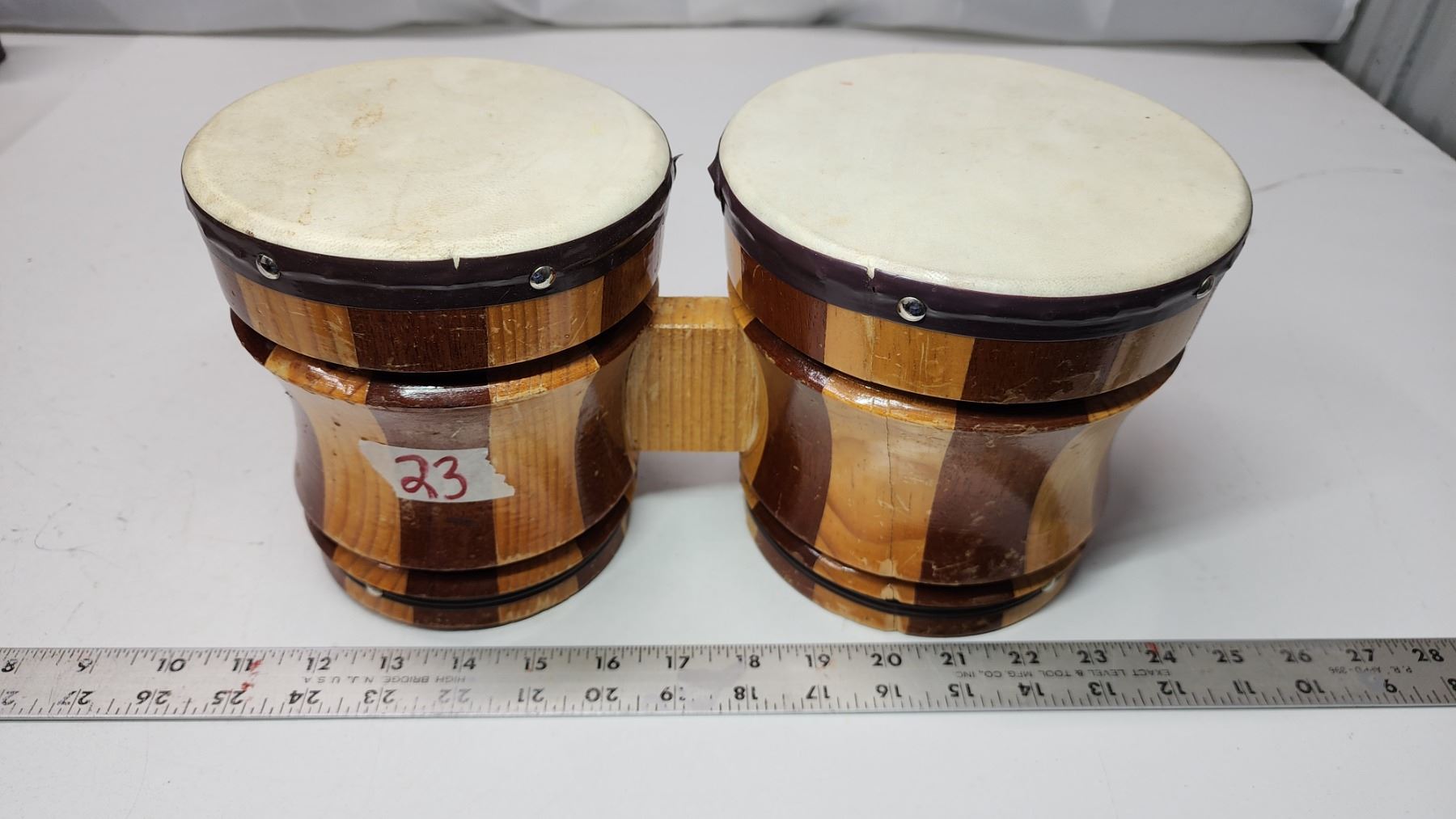 Small bongo drums - Schmalz Auctions