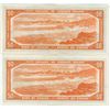 Image 2 : 2 - 1954 50 dollar Canadian bills - Coyne