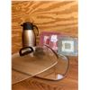 Image 1 : Kitchen lot 3 trivets s-m-l/ 2 glass frying pan lids/large coffee carafe