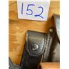 Image 2 : Lot of 6 knife sheaths and 1 wristband with mini compass attached/web belt