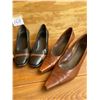 Image 3 : Women's leather shoes size 7 - 7 1/2 4 pairs