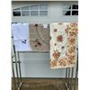 Image 1 : 3 Floral table cloths 2 are hand embroidered other is April Cornell