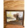 Image 1 : Antique beautifully framed art work signed? Good condition 22" w x 18 1/2" h