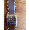 Image 3 : 2 Women's watches " Issac Mizrahi" equestrian style - new "Rumors" brown leather strap