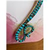 Image 3 : Unique turquoise color & rhinestone snake choker style necklace by Ella & Elly in original box