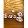 Image 1 : Collection of Queen Ann China " Lady Alexander Rose" 12 pieces: 2 large teacups& saucers/1 med. Teac