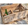 Image 4 : 1964 wood Pepsi crate with vintage Pepsi, Crush & 7up glass bottles.