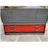 Image 6 : Metal tool chest with 2 drawers & removable tray. All contents.