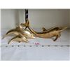Image 1 : 3 vintage solid brass dolphins, made in India.