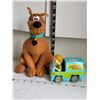 Image 1 : Vintage Shaggy in mystery van & plush Scooby Doo