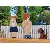 Image 1 : Boy/ girl fence yard decor. 69” long