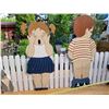 Image 2 : Boy/ girl fence yard decor. 69” long
