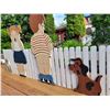 Image 4 : Boy/ girl fence yard decor. 69” long