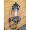 Image 1 : Outdoor ornamental, wall mount candle lamp.