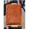 Image 3 : Older padded wood, rocking foot stool.