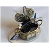 Image 4 : Fishing basket mini clock & novelty hip wader corkscrew.