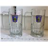 Image 1 : 2 very large Prince Albert police beer mugs. Made in Regina Sask.