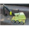 Image 1 : Vintage green Tonka 6 wheeled  back hoe.