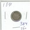 Image 1 : 1891 Canada 5¢ Coin