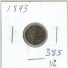 Image 1 : 1893 Canada 5¢ Coin