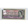 Image 1 : Bank of Canada 1954 $10 Devil's Face Bank Note G/D8179502