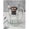 Image 2 : Clear crystal bowl & 2 A&W root beer mugs - excellent condition