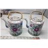 Image 2 : Pair of matching oriental tea pots - good shape
