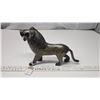 Image 1 : Beautiful heavy metal, brass? Lion statue - 7.5"H