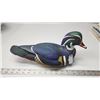 Image 1 : "Ducks Unlimited" beautifully painted, wood carved duck statue