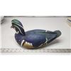 Image 2 : "Ducks Unlimited" beautifully painted, wood carved duck statue