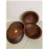 Image 1 : 4 Baribocraft wooden salad bowls