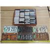 Image 1 : 6 Vintage license plates - 1935-1949-1950-1955-1957-1960 + 83 older Cassette tapes