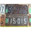 Image 4 : 6 Vintage license plates - 1935-1949-1950-1955-1957-1960 + 83 older Cassette tapes